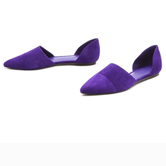 Jenni Kayne‎ Purple suede flats 40/10 - Picture 1 of 11